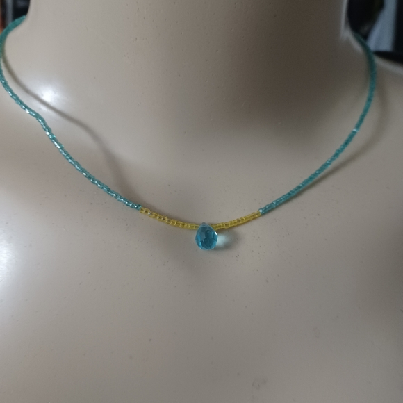 Womens Nine West beaded necklace - Picture 1 of 3